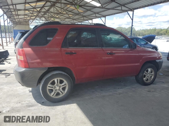 2006 Kia Sportage LX with VIN KNDJF723167175943, listed as a Copart auction lot 71505474 with Not Provided miles and Clean Title. Bid and sale history available at DreamBid. Image 3.