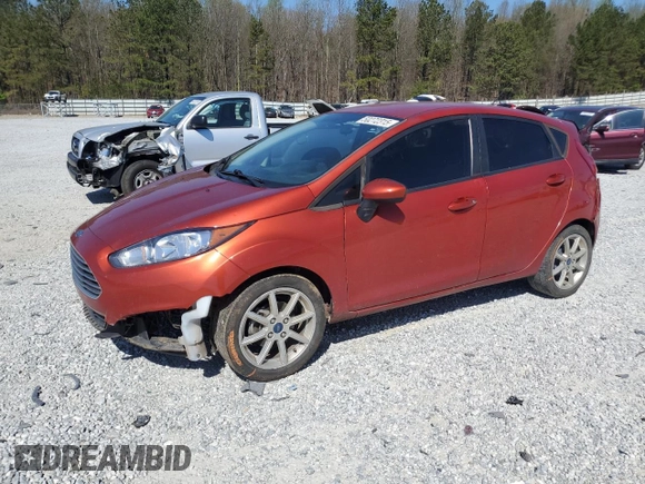 2019 Ford Fiesta SE with VIN 3FADP4EJ1KM106632, listed as a Copart auction lot 50272315 with 100,096 mi miles and Salvage Title. Bid and sale history available at carsss.com. Image 1.