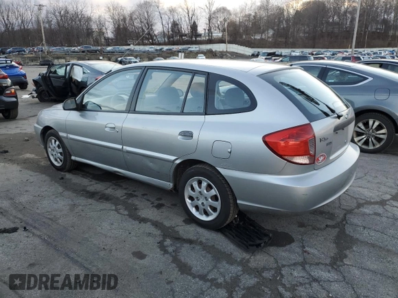 2003 Kia Rio with VIN KNADC165836134738, listed as a Copart auction lot 87366624 with 34,364 mi miles and Clean Title. Bid and sale history available at carsss.com. Image 2.