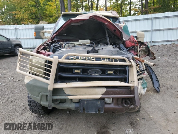 2001 Ford F-250 XL with VIN 1FTNX21F51EA21401, listed as a Copart auction lot 71724304 with Not Provided miles and Salvage Title. Bid and sale history available at DreamBid. Image 5.