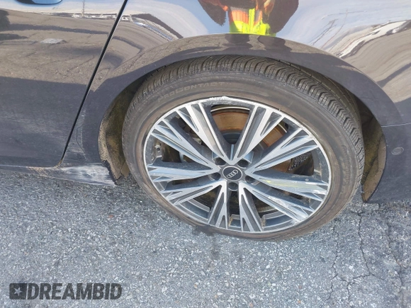 2024 Audi A6 Premium Plus with VIN WAUE3BF23RN004722, listed as a IAAI auction lot 41612193 with 14,519 mi miles and . Bid and sale history available at DreamBid. Image 18.