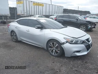 2017 Nissan Maxima SV with VIN 1N4AA6AP9HC406195, listed as a IAAI auction lot 41747116 with 97,213 mi miles. Bid and sale history available at carsss.com. Image 1.