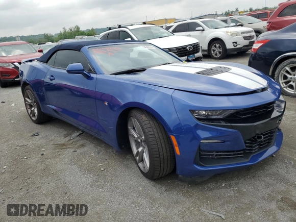 2019 Chevrolet Camaro 2SS z VIN 1G1FH3D70K0108433, wystawiony jako Copart lot #54542274 z przebiegiem 37 726 mil mil oraz Szkoda całkowita • Salvage title. Historia ofert i sprzedaży dostępna na DreamBid. Obrazek 4.