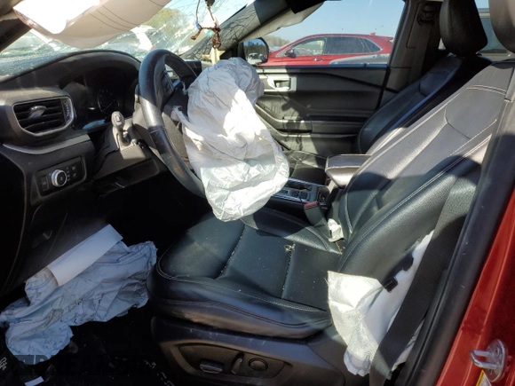 2020 Ford Explorer XLT with VIN 1FMSK7DH3LGB93070, listed as a Copart auction lot 49974945 with 0 mi miles and Salvage Title. Bid and sale history available at carsss.com. Image 7.