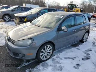 2012 Volkswagen Golf TDI with VIN WVWNM7AJ5CW332205, listed as a Copart auction lot 44744695 with 109,381 mi miles and Salvage title. Bid and sale history available at DreamBid. Image 1.