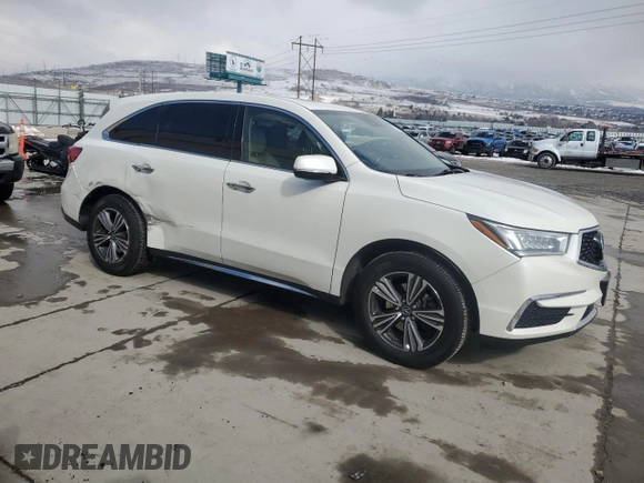 2017 Acura MDX with VIN 5FRYD4H33HB031204, listed as a Copart auction lot 46190335 with 115,775 mi miles and Salvage Title. Bid and sale history available at carsss.com. Image 4.