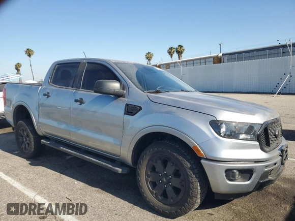 2021 Ford Ranger XL with VIN 1FTER4EH5MLE04689, listed as a Copart auction lot 61093815 with 80,399 mi miles and Salvage title. Bid and sale history available at DreamBid. Image 4.