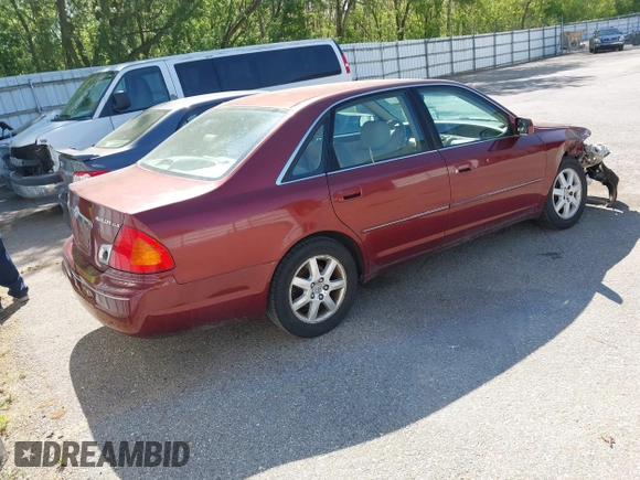 2001 Toyota Avalon XL z VIN 4T1BF28B41U178086, wystawiony jako IAAI lot #42253446 z przebiegiem 249 390 mil mil oraz . Historia ofert i sprzedaży dostępna na DreamBid. Obrazek 4.