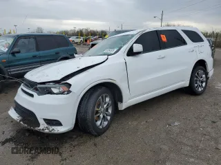 2019 Dodge Durango GT z VIN 1C4RDJDG4KC821225, wystawiony jako Copart lot #52054535 z przebiegiem 53 841 mil mil oraz Szkoda całkowita • Salvage title. Historia ofert i sprzedaży dostępna na DreamBid. Obrazek 1.