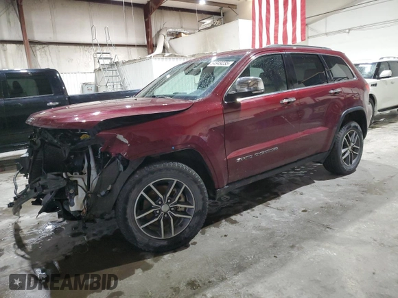 2018 Jeep Grand Cherokee Limited z VIN 1C4RJFBG2JC449603, wystawiony jako Copart lot #54949235 z przebiegiem 115 256 mil mil oraz Szkoda całkowita • Salvage title. Historia ofert i sprzedaży dostępna na DreamBid. Obrazek 1.
