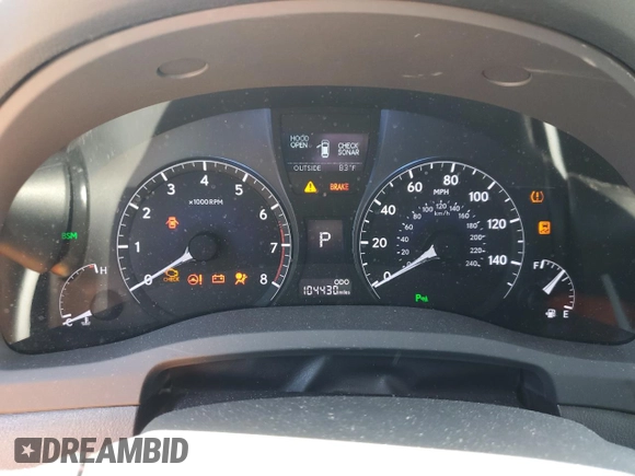2015 Lexus RX 350 with VIN 2T2BK1BA4FC295693, listed as a Copart auction lot 54856955 with 104,430 mi miles and Salvage Title. Bid and sale history available at DreamBid. Image 9.