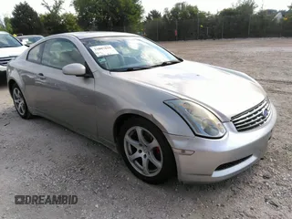 2003 Infiniti G35 w/Leather z VIN JNKCV54E23M210595, wystawiony jako IAAI lot #34339458 z przebiegiem 136 833 mil mil oraz . Historia ofert i sprzedaży dostępna na DreamBid. Obrazek 1.
