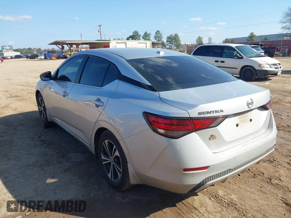 2022 Nissan Sentra SV z VIN 3N1AB8CV6NY230923, wystawiony jako IAAI lot #41455204 z przebiegiem 58 640 mil mil oraz . Historia ofert i sprzedaży dostępna na DreamBid. Obrazek 3.