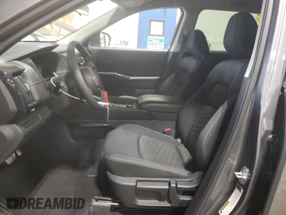 2023 Nissan Pathfinder S with VIN 5N1DR3AC0PC227940, listed as a Copart auction lot 47356705 with 21,338 mi miles and Salvage title. Bid and sale history available at DreamBid. Image 7.