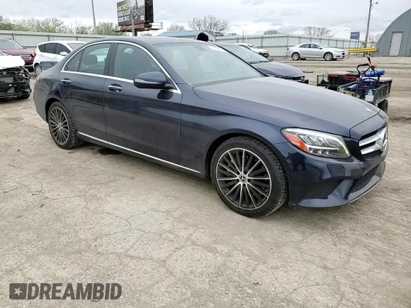 2020 Mercedes-Benz C 300 with VIN WDDWF8DB1LR539915, listed as a Copart auction lot 51808385 with 81,632 mi miles and Salvage title. Bid and sale history available at DreamBid. Image 11.