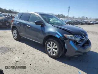 2013 Nissan Murano SV with VIN JN8AZ1MW1DW308834, listed as a Copart auction lot 46467555 with 151,686 mi miles and Salvage Title. Bid and sale history available at carsss.com. Image 4.