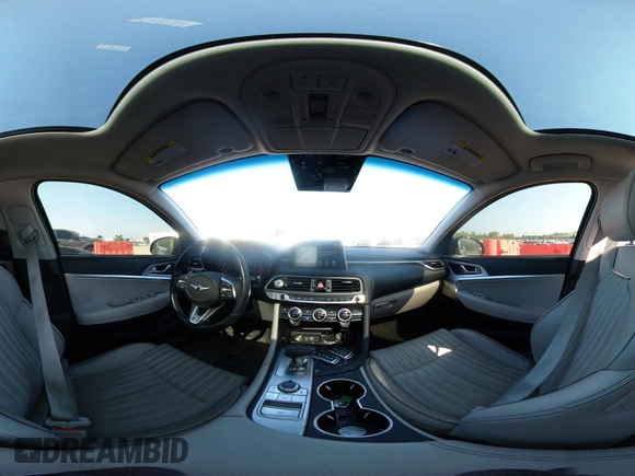 2019 Genesis G70 Advanced with VIN KMTG34LA7KU020325, listed as a IAAI auction lot 42257264 with 80,065 mi miles and . Bid and sale history available at DreamBid. Image 18.