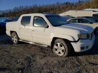 2011 Honda Ridgeline RTL with VIN 5FPYK1F52BB010305, listed as a Copart auction lot 49371755 with 287,168 mi miles and Salvage Title. Bid and sale history available at carsss.com. Image 4.