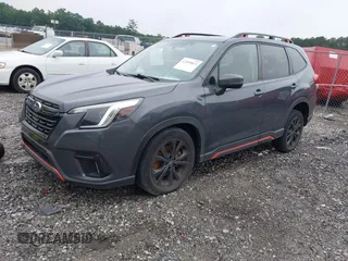 2022 Subaru Forester Special Sports with VIN JF2SKAJC1NH489228, listed as a IAAI auction lot 42499823 with 33,653 mi miles and . Bid and sale history available at DreamBid. Image 2.