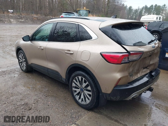 2021 Ford Escape Titanium Hybrid with VIN 1FMCU9DZXMUA66161, listed as a IAAI auction lot 41208651 with 61,198 mi miles and . Bid and sale history available at DreamBid. Image 16.