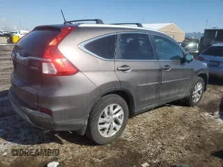 2015 Honda CR-V EX-L with VIN 2HKRM4H73FH705696, listed as a Copart auction lot 45894485 with 125,385 mi miles and Salvage Title. Bid and sale history available at carsss.com. Image 3.