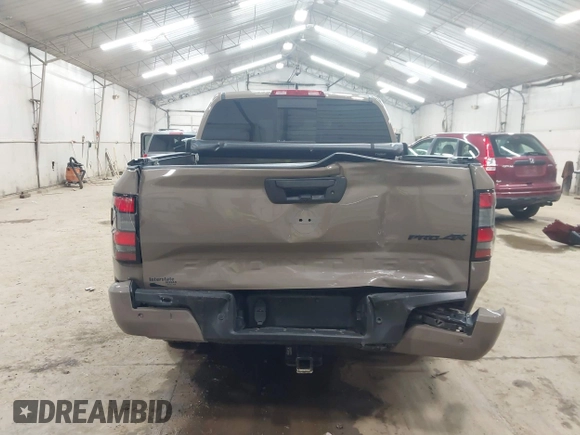 2024 Nissan Frontier SV with VIN 1N6ED1EK8RN613989, listed as a IAAI auction lot 42310148 with 14,202 mi miles and . Bid and sale history available at DreamBid. Image 16.