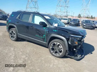 2025 Chevrolet Equinox AWD LT with VIN 3GNAXPEG6SL141506, listed as a IAAI auction lot 41704385 with 1 mi miles. Bid and sale history available at carsss.com. Image 1.