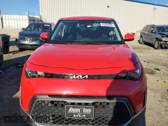 2024 Kia Soul S with VIN KNDJ23AU2R7223291, listed as a Copart auction lot 43228485 with 22,274 mi miles and Salvage Title. Bid and sale history available at DreamBid. Image 5.