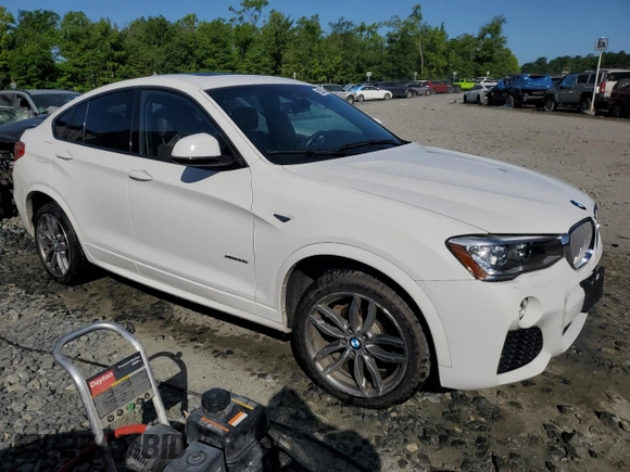 2016 BMW X4 xDrive28i with VIN 5UXXW3C54G0R19353, listed as a Copart auction lot 57747684 with 92,249 mi miles and Clean Title. Bid and sale history available at carsss.com. Image 4.