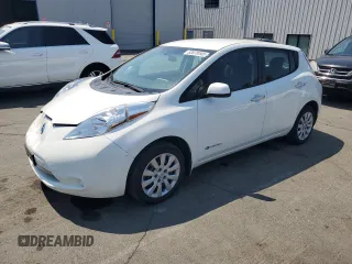 2015 Nissan LEAF SV с VIN 1N4AZ0CP8FC313572, выставлен на аукционе Copart как лот 63678045 с пробегом 61 794 миль миль и Списание • Salvage title. История ставок и продаж доступна на DreamBid. Изображение 1.