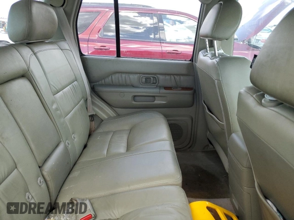 2001 Infiniti QX4 z VIN JNRDR09X61W204050, wystawiony jako Copart lot #78048074 z przebiegiem Nie podano mil oraz Szkody całkowita. Historia ofert i sprzedaży dostępna na DreamBid. Obrazek 10.