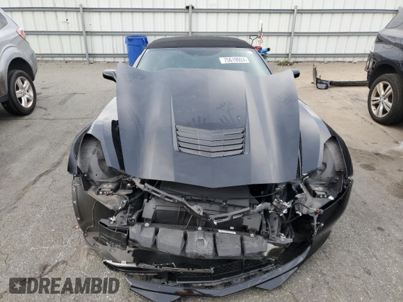 2014 Chevrolet Corvette 1LT with VIN 1G1YB3D71E5113044, listed as a Copart auction lot 75619924 with 44,302 mi miles and Salvage Title. Bid and sale history available at carsss.com. Image 5.