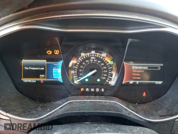 2016 Ford Fusion SE with VIN 3FA6P0HD2GR336505, listed as a Copart auction lot 49407425 with 158,760 mi miles and Salvage Title. Bid and sale history available at carsss.com. Image 9.