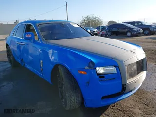 2011 Rolls-Royce Ghost with VIN SCA664S54BUX49380, listed as a IAAI auction lot 40358792 with 73,284 mi miles. Bid and sale history available at carsss.com. Image 1.