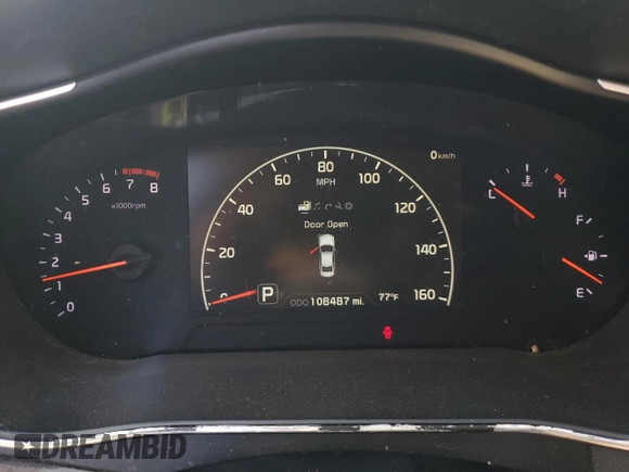 2015 Kia Cadenza Premium with VIN KNALN4D78F5194136, listed as a Copart auction lot 78073904 with 108,487 mi miles and Clean Title. Bid and sale history available at carsss.com. Image 9.