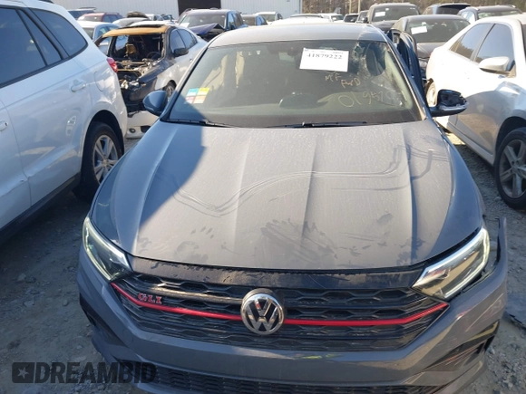 2021 Volkswagen Jetta GLI S with VIN 3VW6T7BUXMM019570, listed as a IAAI auction lot 41879222 with 42,948 mi miles and . Bid and sale history available at DreamBid. Image 12.