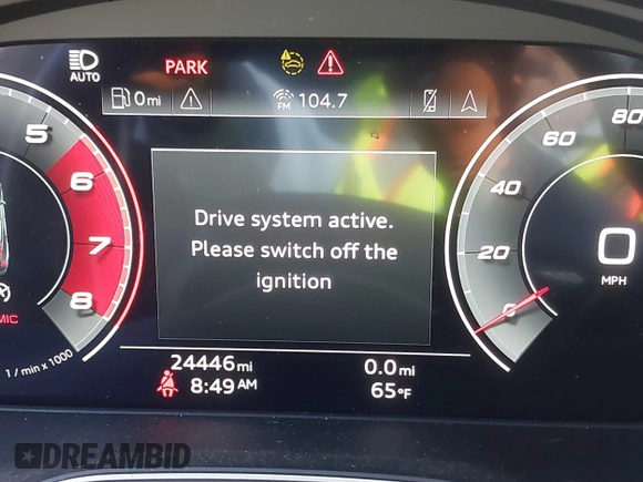 2023 Audi S5 Sportback Premium Plus z VIN WAUC4CF55PA001605, wystawiony jako IAAI lot #41597900 z przebiegiem 24 446 mil mil oraz . Historia ofert i sprzedaży dostępna na DreamBid. Obrazek 7.