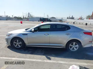 2014 Kia Optima LX with VIN KNAGM4A72E5449984, listed as a IAAI auction lot 41856778 with 1 mi miles. Bid and sale history available at carsss.com. Image 13.