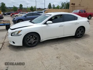 2014 Nissan Maxima SV with VIN 1N4AA5AP7EC451514, listed as a Copart auction lot 58319075 with 220,188 mi miles and Salvage title. Bid and sale history available at DreamBid. Image 1.