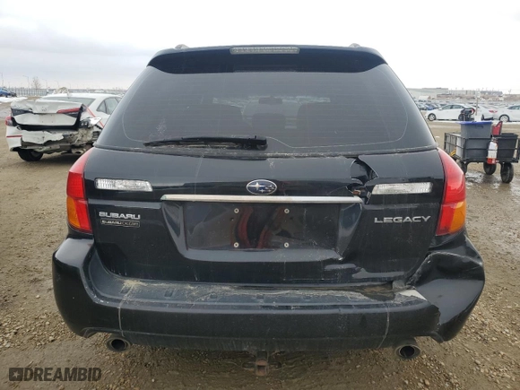 2007 Subaru Legacy Wagon (Natl) with VIN 4S3BP616276333902, listed as a Copart auction lot 51541965 with 254,165 mi miles and Salvage Title. Bid and sale history available at carsss.com. Image 6.