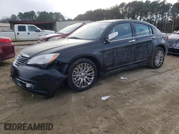 2012 Chrysler 200 Limited with VIN 1C3CCBCG8CN122366, listed as a Copart auction lot 42040475 with 118,262 mi miles and Salvage Title. Bid and sale history available at DreamBid. Image 1.