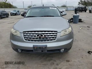 2005 Infiniti FX35 with VIN JNRAS08U95X104555, listed as a Copart auction lot 78633194 with 0 mi miles and Salvage Title. Bid and sale history available at carsss.com. Image 5.
