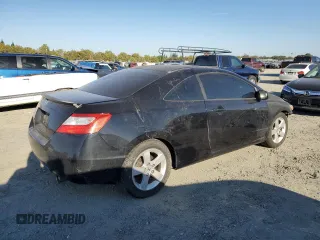 2008 Honda Civic Cpe EX-L with VIN 2HGFG12978H563658, listed as a Copart auction lot 70057354 with 0 mi miles and Salvage Title. Bid and sale history available at carsss.com. Image 3.