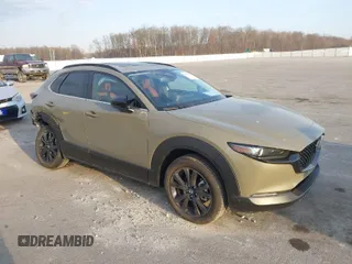 2025 Mazda CX-30 2.5 Carbon Turbo with VIN 3MVDMBXY5SM788253, listed as a IAAI auction lot 41785313 with 1,026 mi miles. Bid and sale history available at carsss.com. Image 1.