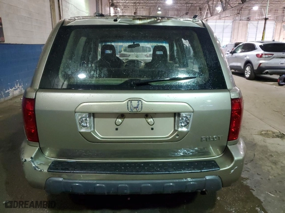 2004 Honda Pilot LX with VIN 2HKYF18134H593530, listed as a Copart auction lot 49894325 with 197,102 mi miles and Clean Title. Bid and sale history available at carsss.com. Image 6.