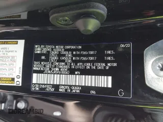 2023 Toyota 4Runner SR5 z VIN JTEMU5JR5P6180062, wystawiony jako IAAI lot #41089572 z przebiegiem 19 024 mil mil oraz . Historia ofert i sprzedaży dostępna na DreamBid. Obrazek 9.