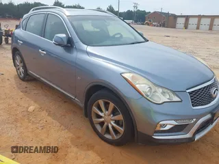2017 Infiniti QX50 with VIN JN1BJ0RR6HM403673, listed as a IAAI auction lot 42490724 with 50,884 mi miles and . Bid and sale history available at DreamBid. Image 1.