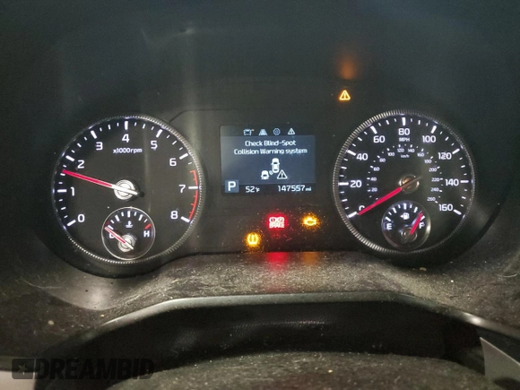 2020 Kia Telluride LX with VIN 5XYP2DHCXLG050143, listed as a Copart auction lot 51328465 with 147,557 mi miles and Salvage Title. Bid and sale history available at carsss.com. Image 9.