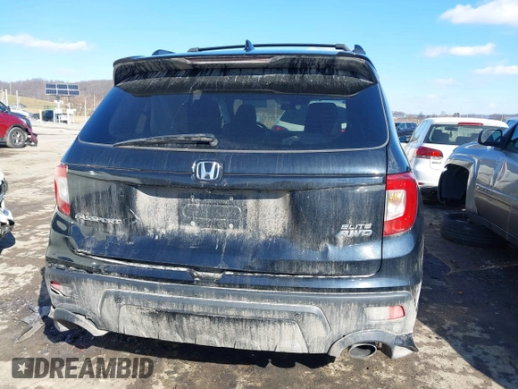 2019 Honda Passport Elite z VIN 5FNYF8H07KB014647, wystawiony jako IAAI lot #41544464 z przebiegiem 82 698 mil mil oraz . Historia ofert i sprzedaży dostępna na DreamBid. Obrazek 16.