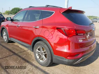 2018 Hyundai Santa Fe Sport 2.4L with VIN 5XYZU3LB2JG537197, listed as a IAAI auction lot 41910287 with 45,372 mi miles. Bid and sale history available at carsss.com. Image 3.